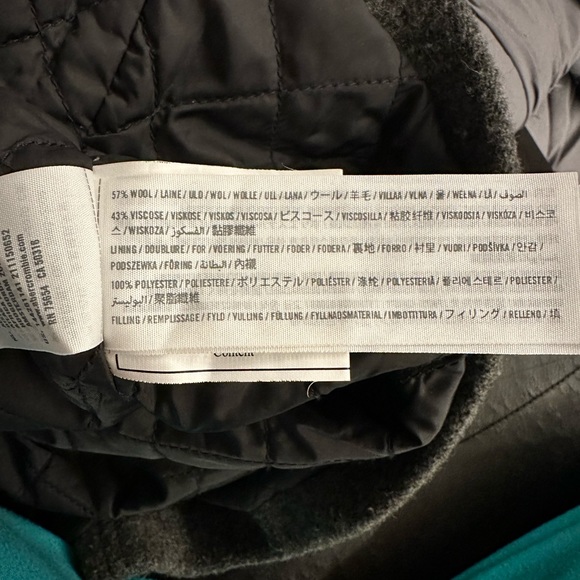 Abercrombie & Fitch Wool Blend Peacoat - Picture 6 of 7